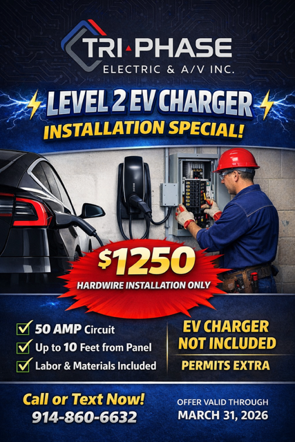 Level 2 Ev Charger Installation Special Westchester Ny 1